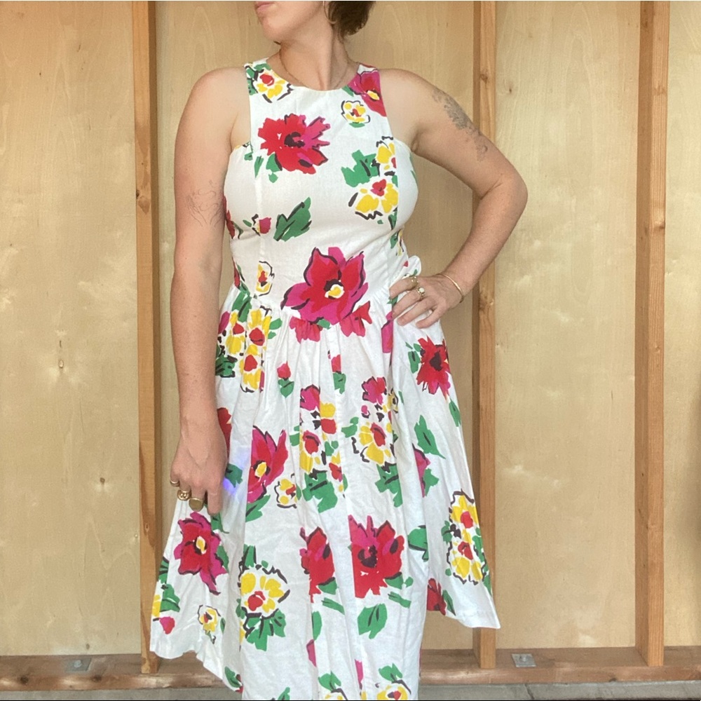 Vintage floral dress